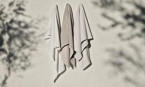 Calvin Klein Bath Towels - 3-Piece Set Dusty Green