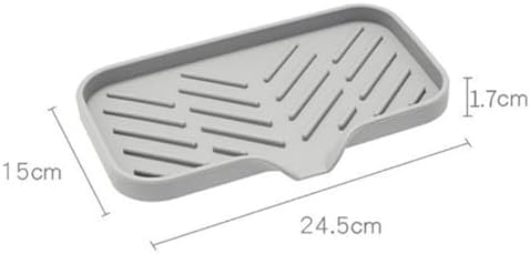 Durable Silicone Soap Dish with Drain Spout