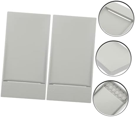 PRETYZOOM 2-Piece Self-Draining Soap Dish for Countertop Bathrooms and Kitchens