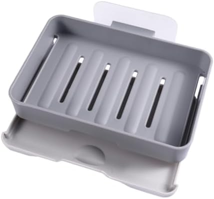 Wall-Mounted Soap Holder Dark Grey Single Layer