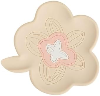 VOCUE Silicone Drain Soap Dish Flower Shape Antislip Tray