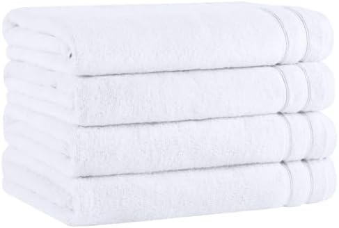 Comfort Spaces Extra Large 4-Piece Bath Towel Set 30x60