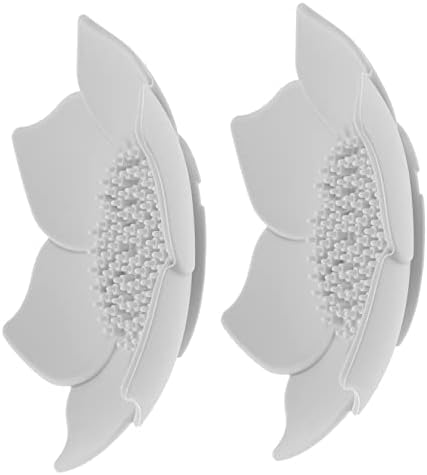 ULTECHNOVO Flower Shape Soap Dish Holder 2Pcs