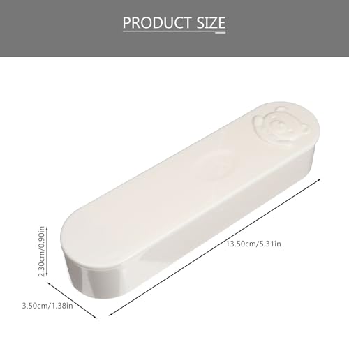 GLEAVI 2pcs Cotton Swab Storage Box with Lid Holder