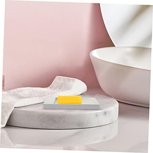 Zerodeko 2pcs Self-Draining Soap Dish for Bathroom Sink