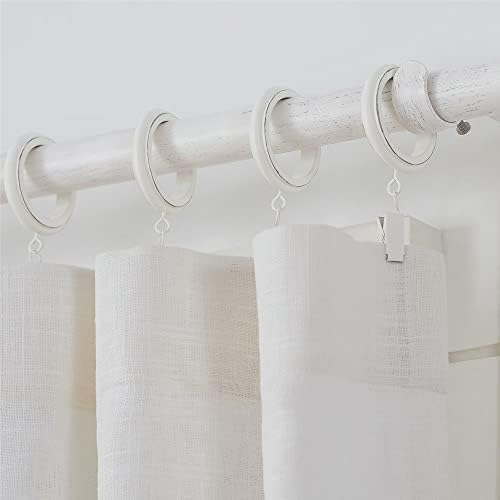 MODE Farmhouse Curtain Clip Rings Set of 14