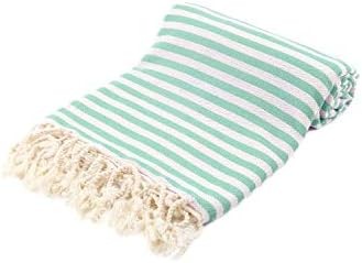 Fringe Home Turkish Towel - 100 Cotton Lime 1