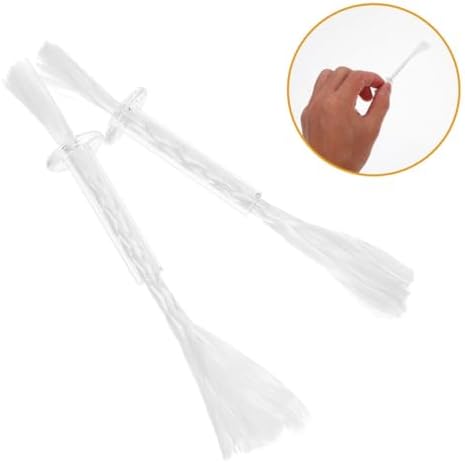 IMIKEYA 4pcs Fiberglass Candle Wicks Tube Holder