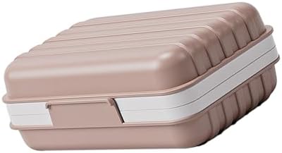 REElua Bathroom Soap Dish with Leak-Proof Lid
