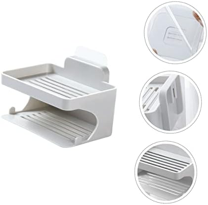 ABOOFAN Double Layer Hanging Soap Rack for Bathroom
