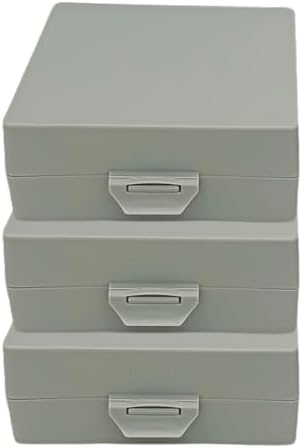 Elimeta Travel Soap Container Square 3x3x1 Inch Grey