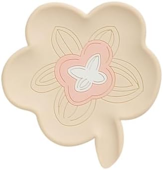 VOCUE Silicone Drain Soap Dish Flower Shape Antislip Tray