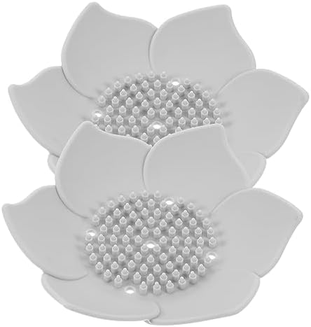2Pcs Flower Shape Soap Dish Holder for Bathroom Kitchen Sink