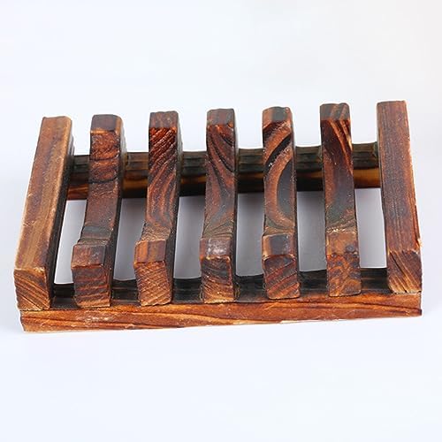 ETHZZLE Carbonized Soap Dish Holder for Kitchen Bathroom
