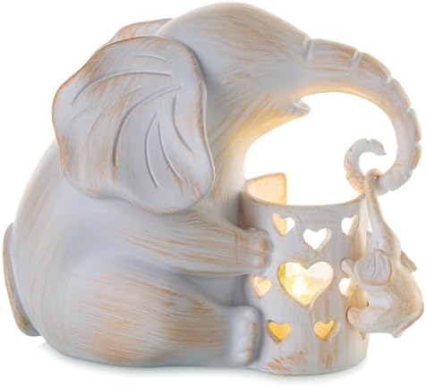 Romadedi Elephant Candle Holder for Mom