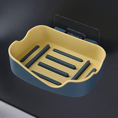 Wall-Mounted Plastic Soap Holder with Drainage