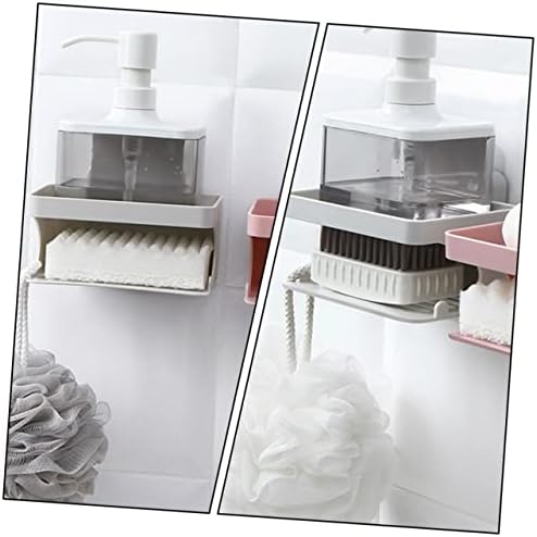 ABOOFAN Double Layer Soap Holder for Kitchen and Bathroom