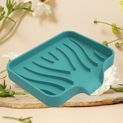 Curfair Soap Dish with Suction Cup and Quick-Dry Design