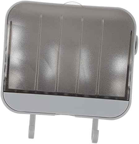 Happyyami 2 Hooks Wall Mount Soap Dish Holder
