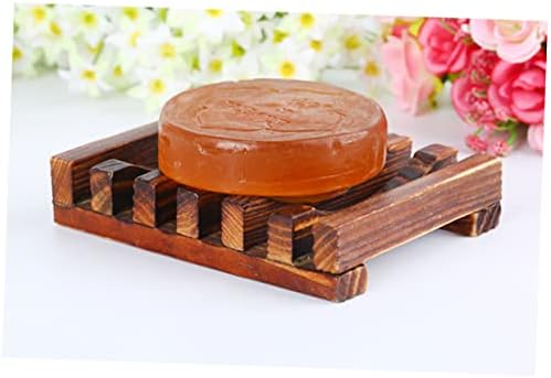 DRESSOOS Bamboo Soap Dish for Shower and Bathtub