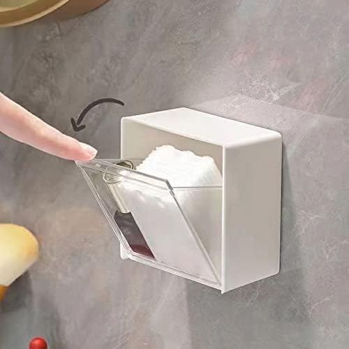 Bluelans Bathroom Organizer Qtips Cotton Balls Swabs Hair Band Holder