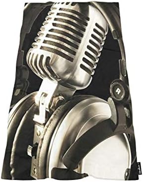Moslion Comfy Bath Towels with Music Note Design