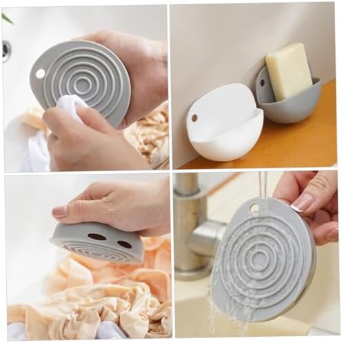 ABOOFAN Mini Washboard with Soap Case Holder