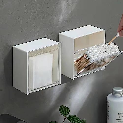 Creative Wall Hanging Storage Box for Cotton Swabs and Dental Floss