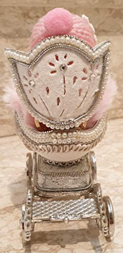 Handmade Faberge Style Princess Carriage Ornament