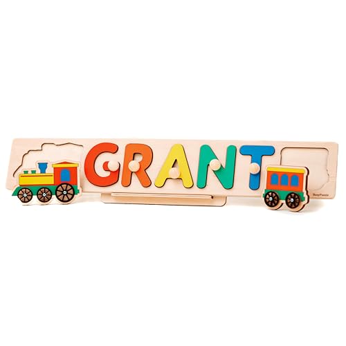 Personalized Wooden Name Puzzle for Toddlers
