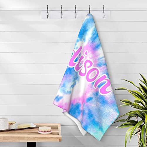 Personalized Beach Towel with Name and Pattern 1