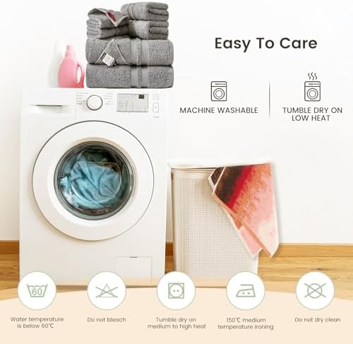 SEMAXE Grey 6-Piece Towel Set - 100 Organic Cotton