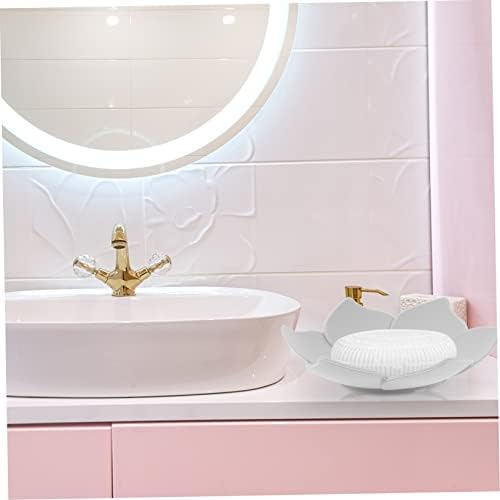 Self-Draining Silicone Flower Soap Dish Holder 1