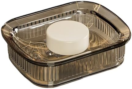 FABEILAI Suction Soap Holder Gray
