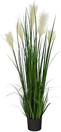 Nearly Natural 4ft Plume Grass Artificial Plant 1