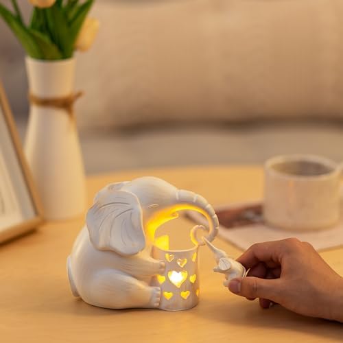 Romadedi Elephant Candle Holder for Mom