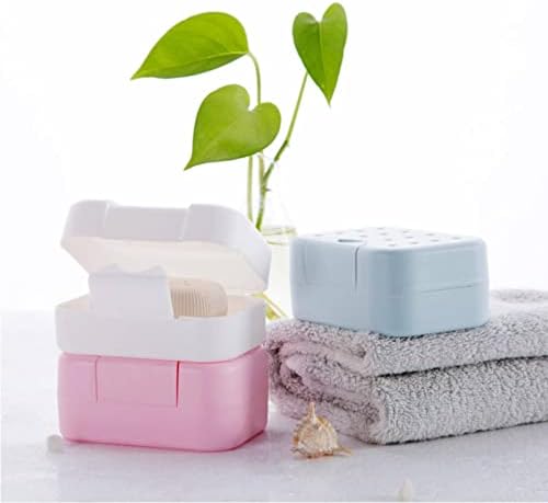 KBREE Soap Dish Set with Travel Storage Box