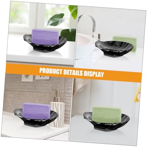 PRETYZOOM Shell Soap Dish 2pcs Bar Soap Holder for Shower Bathroom 1