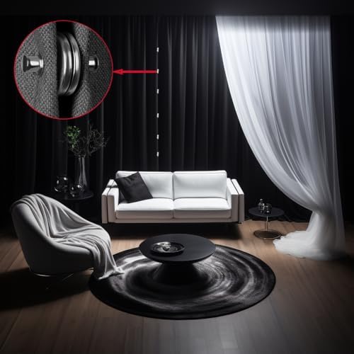 FarwenC 16pairs Magnetic Curtain Clips with Tiebacks
