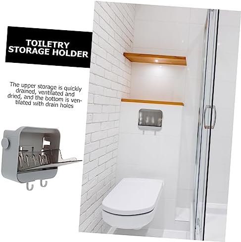 Zerodeko 2 Hooks Wall-Mounted Soap Dish 1