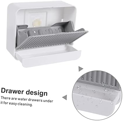 Luxshiny Wall-Mounted Soap Dish Grey
