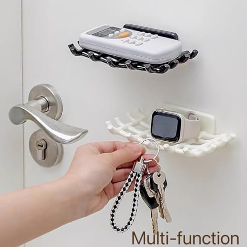 Space-Saving Soap Holder with Hooks and Drainage Tray