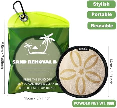 Beach Sand Remover Pouch - Reusable Pet-Friendly