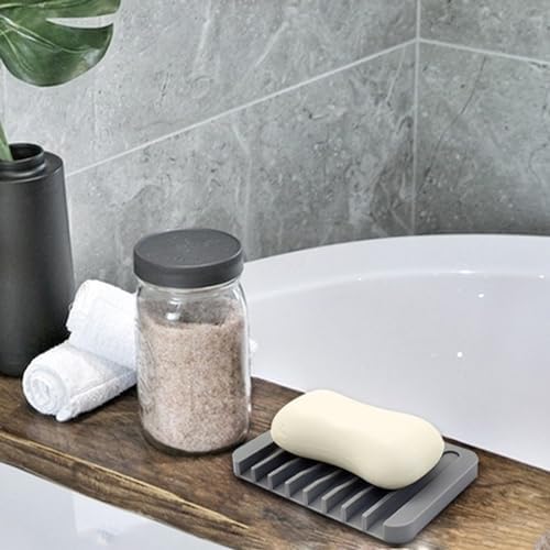 GIFZES Sink-Mounted Soap Holder Grey One Size
