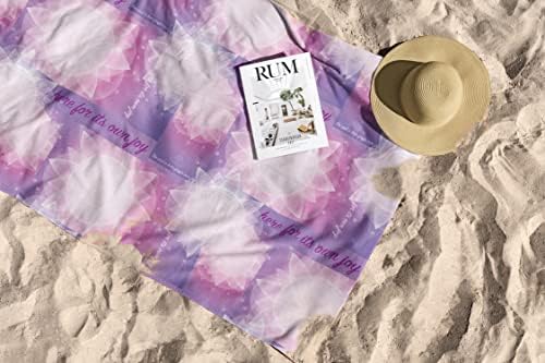 Quick-Dry Microfiber Beach Towel - Sand-Repellent and Ultra-Soft 1