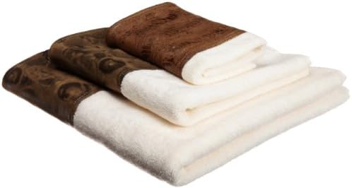Popular Bath Zambia Animal Print 3 Piece Towel Set
