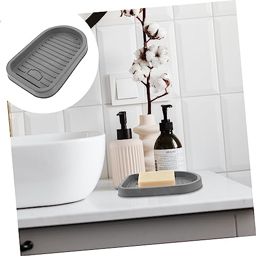 Alipis Drain Box Storage Mat for Sink TPR Soap Dish Holder