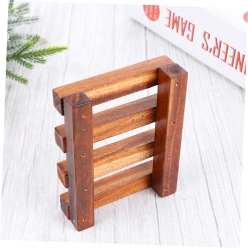 DRESSOOS Wooden Soap Holder Retro Design for Bathroom