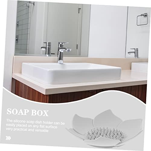 ULTECHNOVO Flower Shape Soap Dish Holder 2Pcs