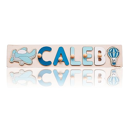 Personalized Wooden Name Puzzle With Pegs
